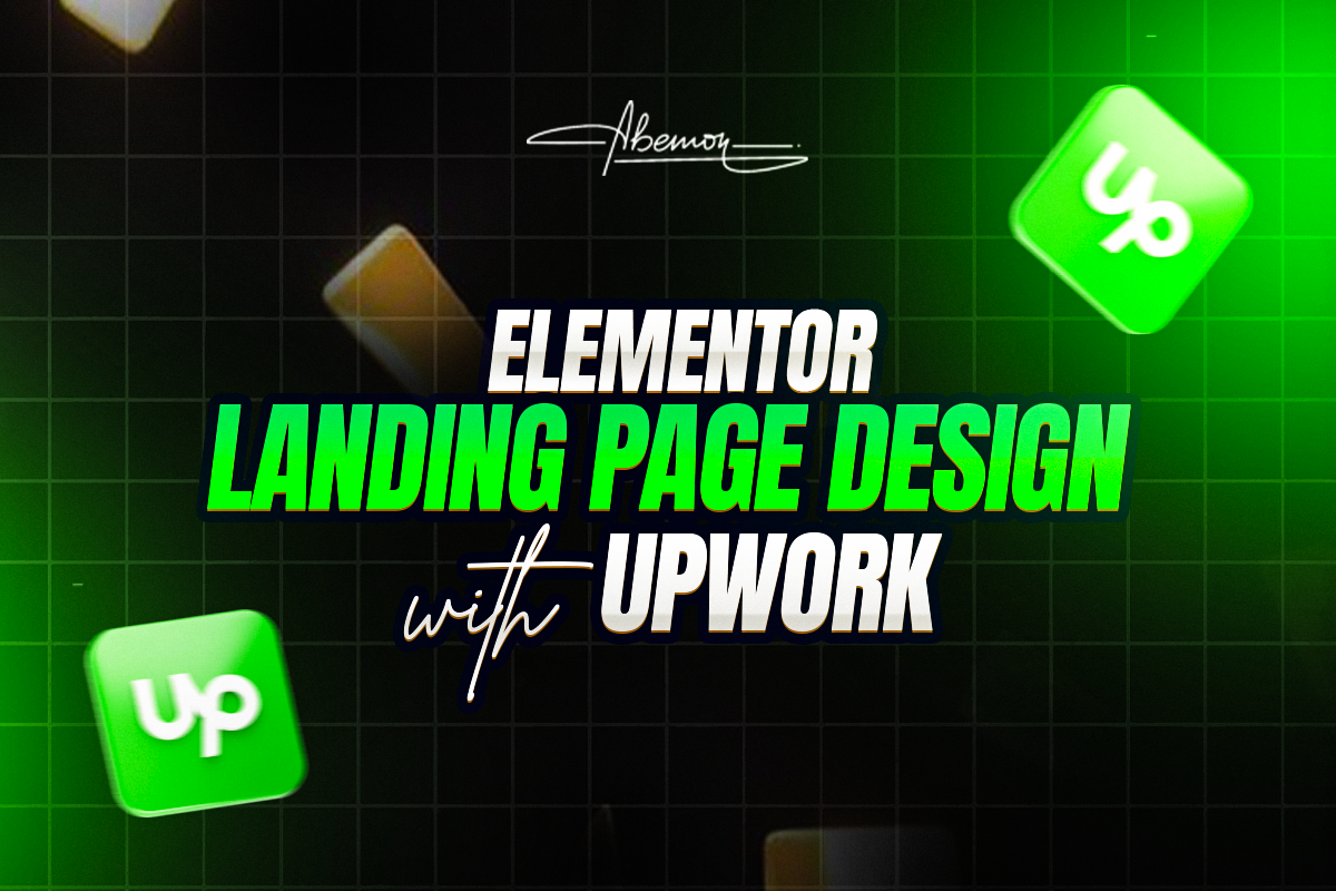 Elementor Landing Page Design with Upwork Crash